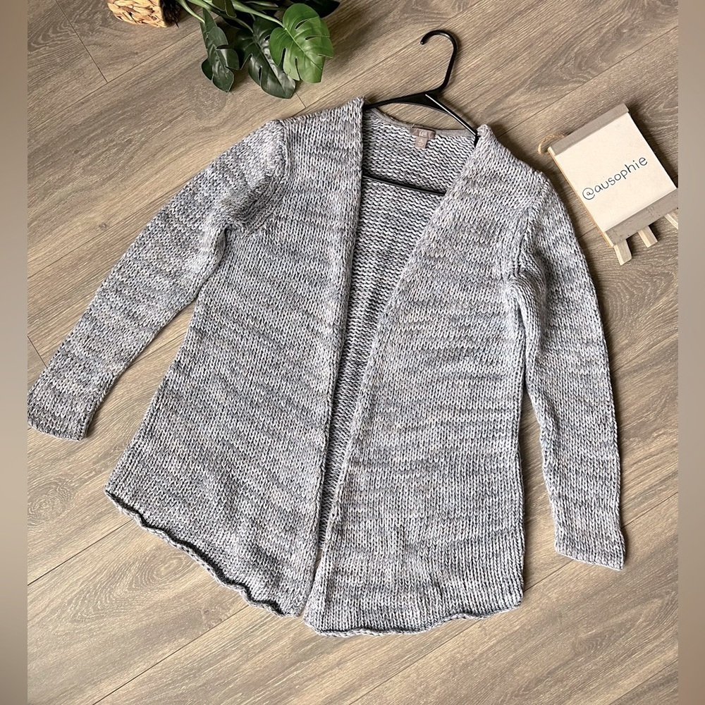 J. Jill blue/gray cotton cardigan. Size M